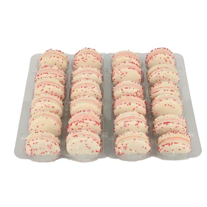 Champagne & Raspberry Macaron Selection - Image 2