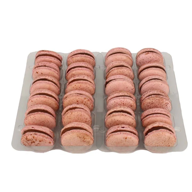 Chocolate & Cherry Macaron Selection - Image 2